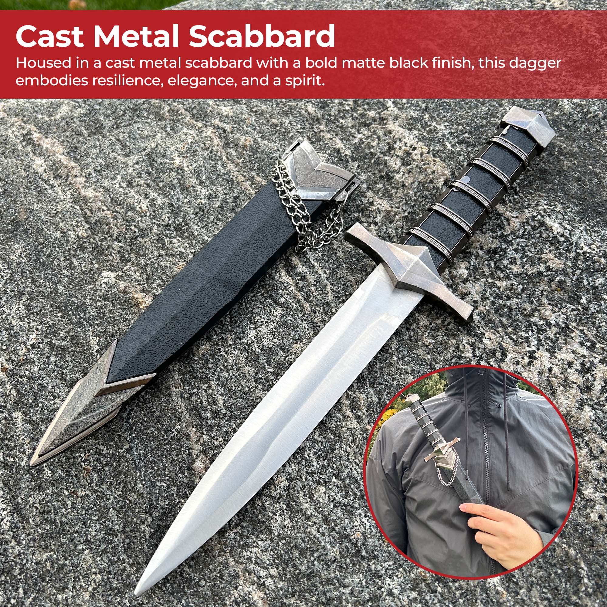 Iron Mountain Great Dagger Daggers - Tophatter Daily Deals