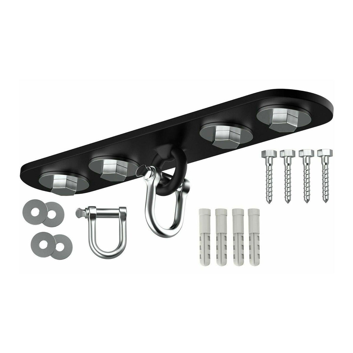 Hooks for Boxing Bags - 8" Iron Ceiling Hook Mount Heavy Duty MMA Training Hanger Exercise & Fitness - Tophatter Daily Deals