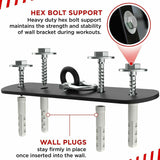 Hooks for Boxing Bags - 8" Iron Ceiling Hook Mount Heavy Duty MMA Training Hanger Exercise & Fitness - Tophatter Daily Deals