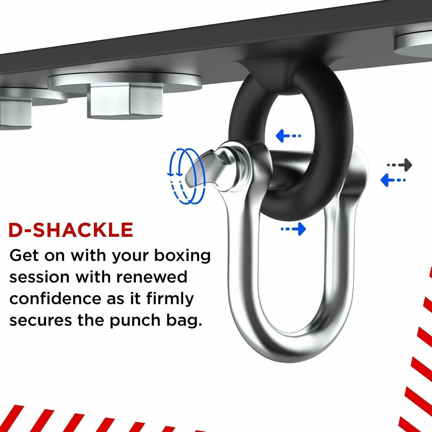 Hooks for Boxing Bags - 8" Iron Ceiling Hook Mount Heavy Duty MMA Training Hanger Exercise & Fitness - Tophatter Daily Deals