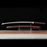 Iron Fitted Damascus Samurai Sword - Tophatter Daily Deals