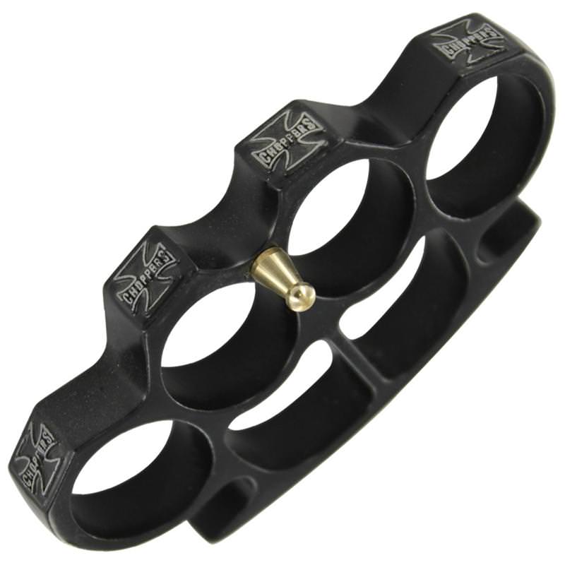 Iron Cross Choppers Black Knuckle Buckle Collectible Weapons - Tophatter Daily Deals