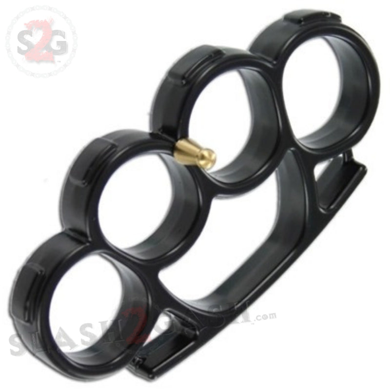 Iron Fist Knuckleduster Heavy Duty Buckle Paperweight - Black Belt Buckle - Tophatter Daily Deals