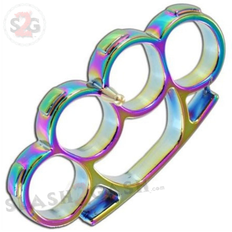 Iron Fist Knuckleduster Heavy Duty Buckle Paperweight - Titanium Belt Buckle - Tophatter Daily Deals