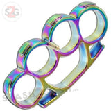 Iron Fist Knuckleduster Heavy Duty Buckle Paperweight - Titanium Belt Buckle - Tophatter Daily Deals