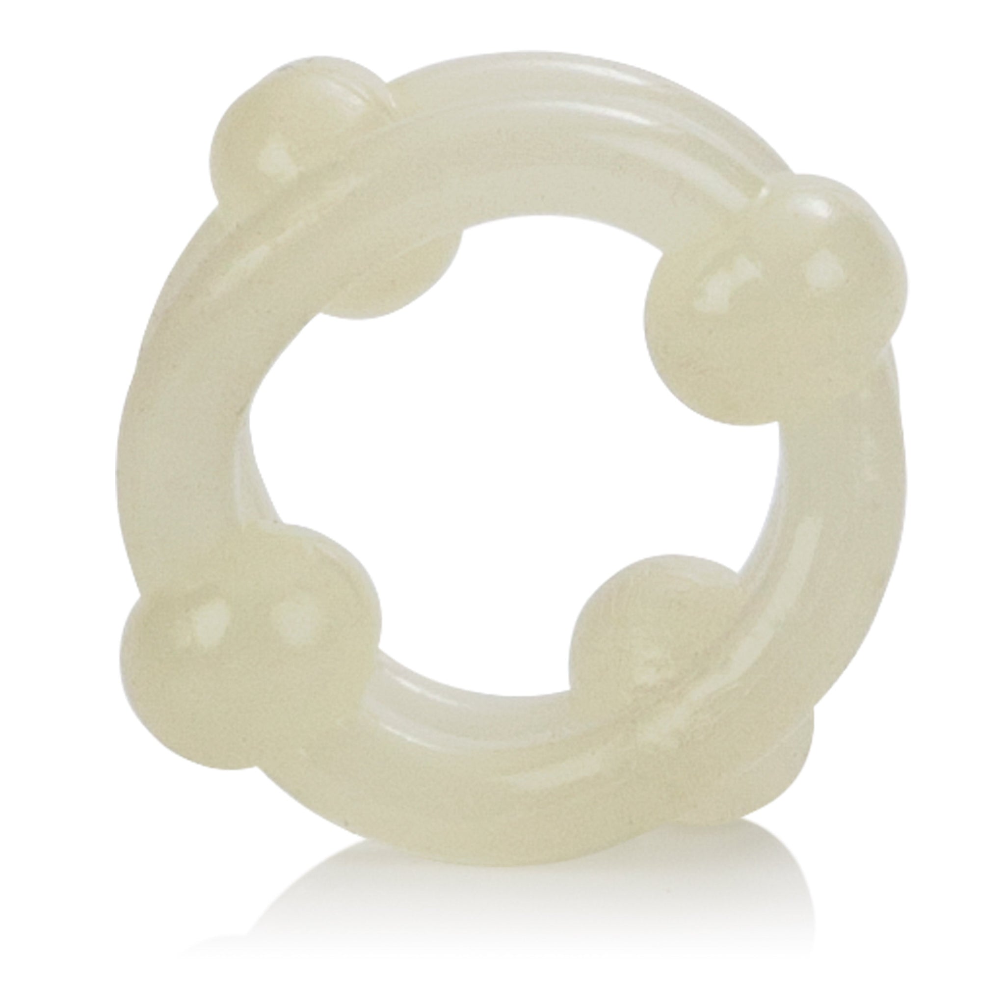 Island Rings Double Stacker Glow In The Dark Stretchy Cock Rings 0.75 Inch 2 Cm Duo > Cock Ring > Sets - Tophatter Daily Deals