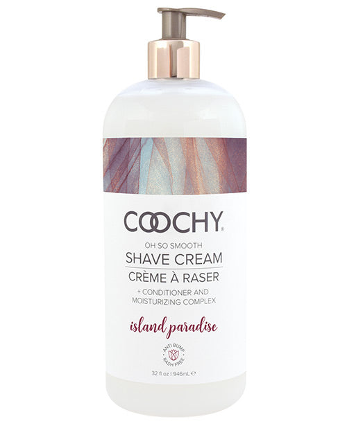 COOCHY Shave Cream 32 oz Island Paradise Shave Cream - Tophatter Daily Deals