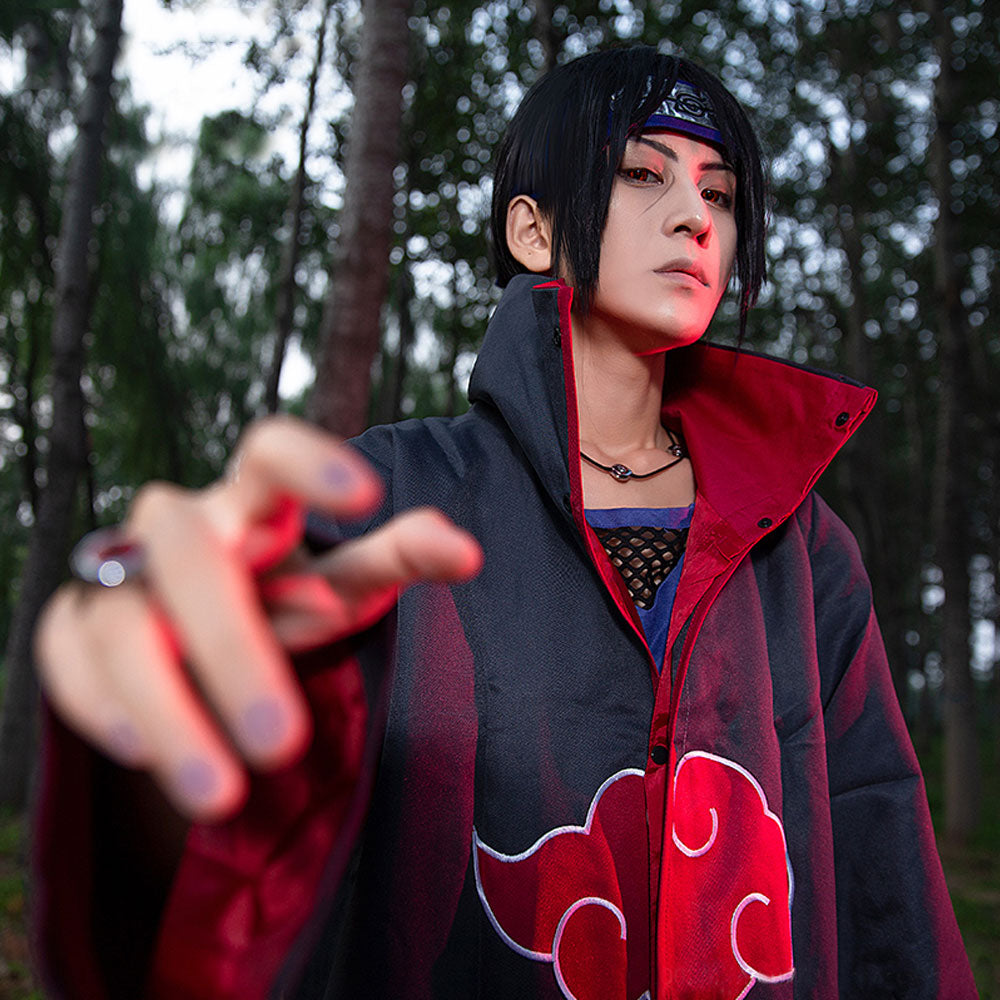 Itachi Uchiha from Naruto Halloween Cosplay Costume（Only cloak） Costume - Tophatter Daily Deals