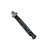 13" Ginormous Godfather Stiletto Automatic Knife - Black Wood Knife-Auto - Tophatter Daily Deals