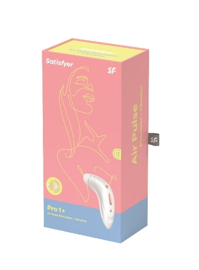 Satisfyer Pro 1+ Air Pulse Stimulator and Vibrator in White with 11 Pressure Wave Programs > Sex Toys For Ladies > Air Pulsation - Tophatter Daily Deals