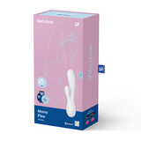 Satisfyer Mono Flex White Waterproof Silicone Vibrator with Dual Motors and Bluetooth App Compatibility > Sex Toys > Couples Toys - Tophatter Daily Deals