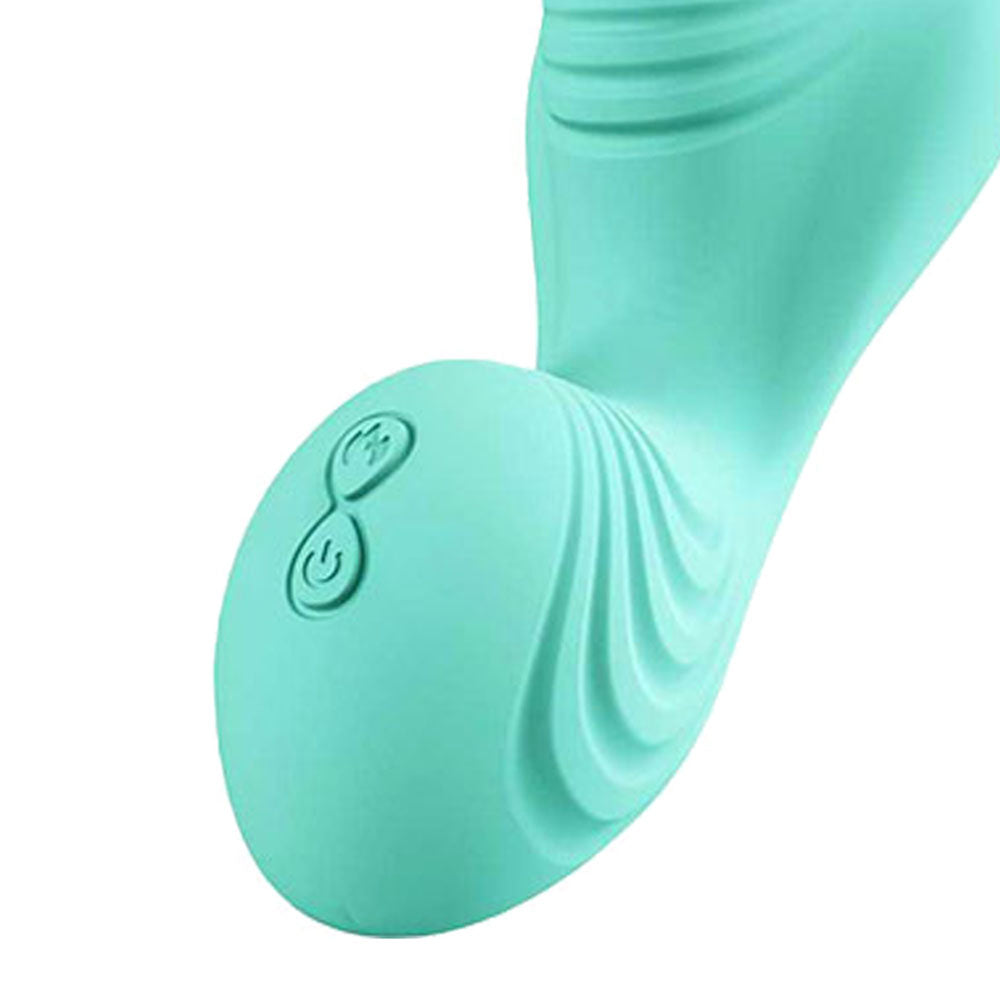 Adam & Eve The Wave Rider (Teal) – USB Rechargeable Remote-Controlled Triple Stimulating Grinder Pad > Vibrators > Unconventional - Tophatter Daily Deals