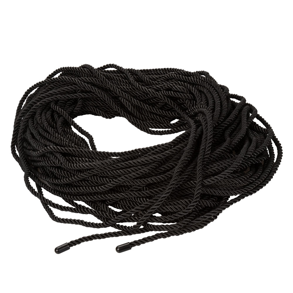 CalExotics Scandal BDSM Rope 50M Black Silky Cotton Polyester Bondage Rope > Bondage Gear > Rope - Tophatter Daily Deals