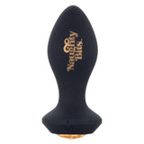 Naughty Bits Shake Your Ass Petite Black Vibrating Butt Plug with Gemstone Button > Anal Range > Jewel Butt Plugs - Tophatter Daily Deals