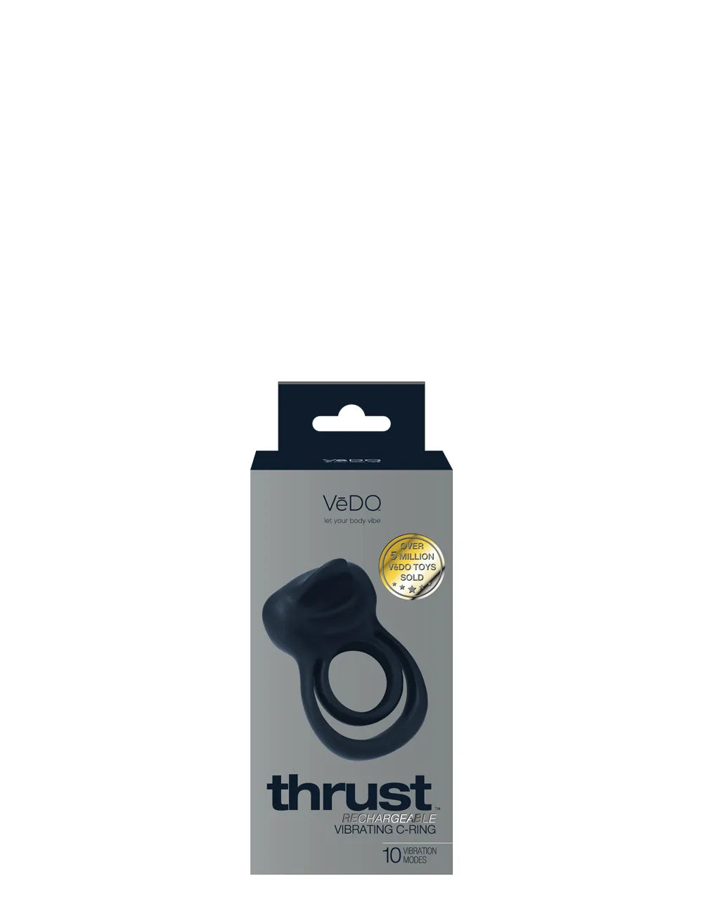 Thrust Rechargeable Dual C-Ring – Silicone Vibrating C-Ring > Cock Ring > Vibrating - Tophatter Daily Deals