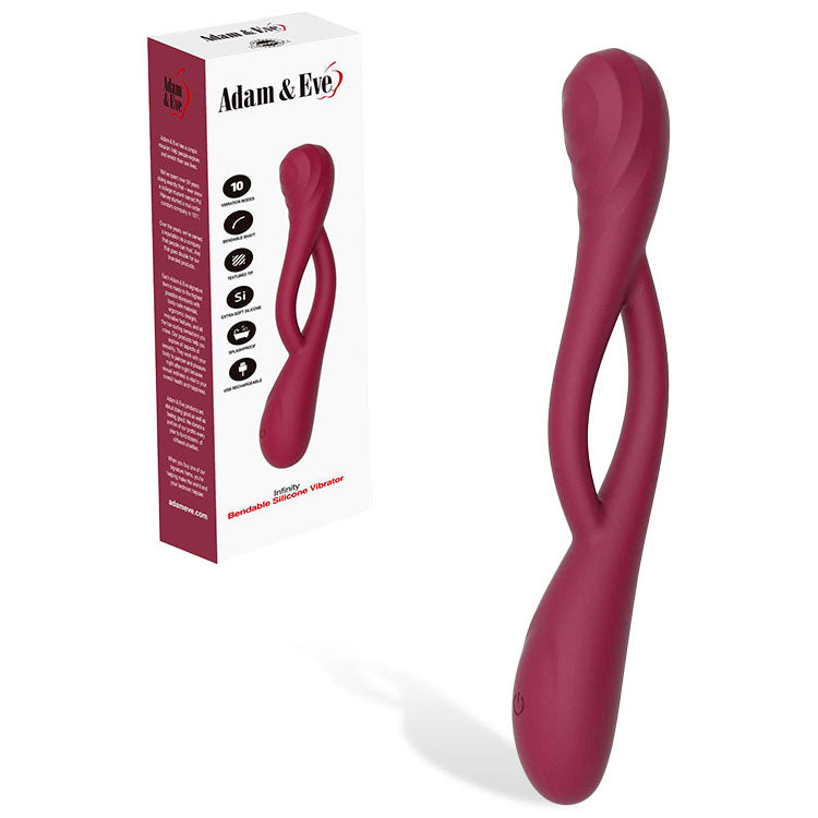 Adam & Eve Infinity – USB Rechargeable Bendable Vibrator > Vibrators > Unconventional - Tophatter Daily Deals