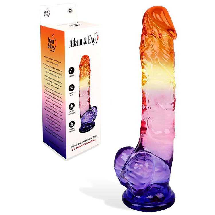 Adam & Eve Sunrise Dreams (Ombré) – 24 cm Realistic Dildo > Dildos > Realistic Dildos - Tophatter Daily Deals
