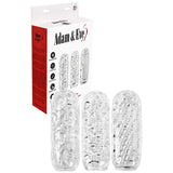 Adam & Eve Crystal Trio – 3 Pack Textured Strokers > Sex Toys For Men > Masturbators Cup - Tophatter Daily Deals