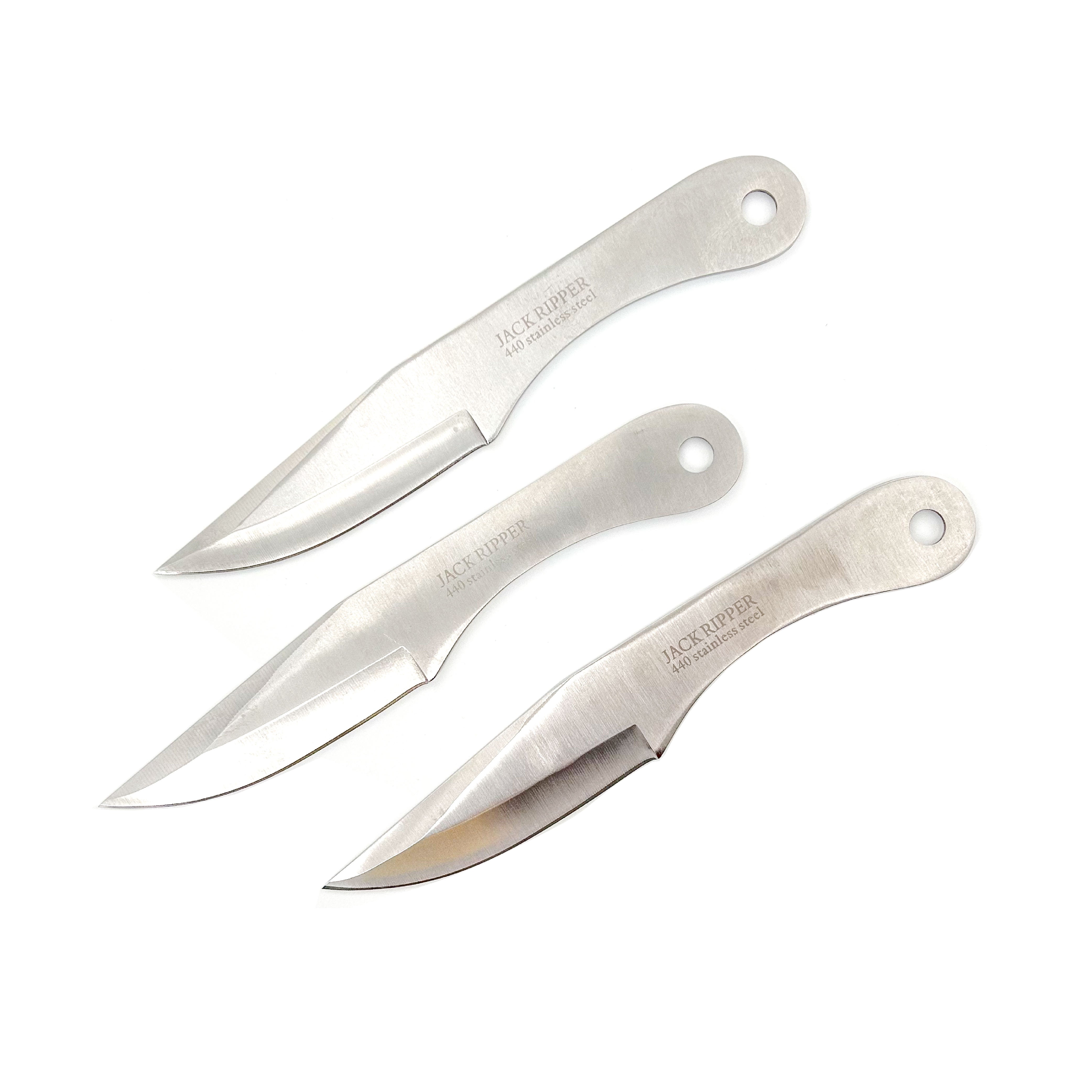 Jack Ripper Thrower Knife 3 Piece Set knives - Tophatter Daily Deals