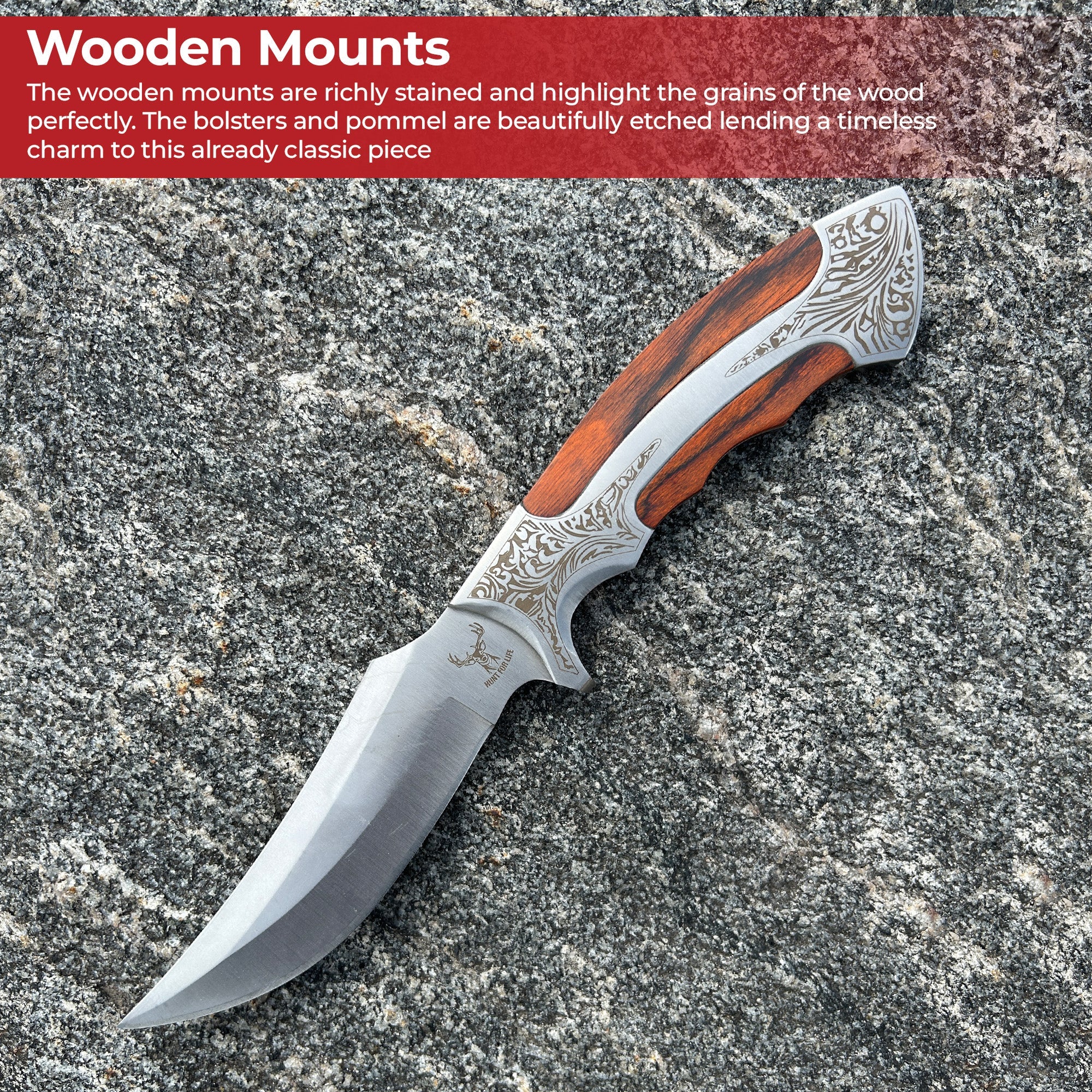 Jameson Hunt For Life™ Hunting Knife knives - Tophatter Daily Deals