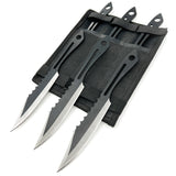 Japanese Killer Sawshark Throwing Set knives - Tophatter Daily Deals