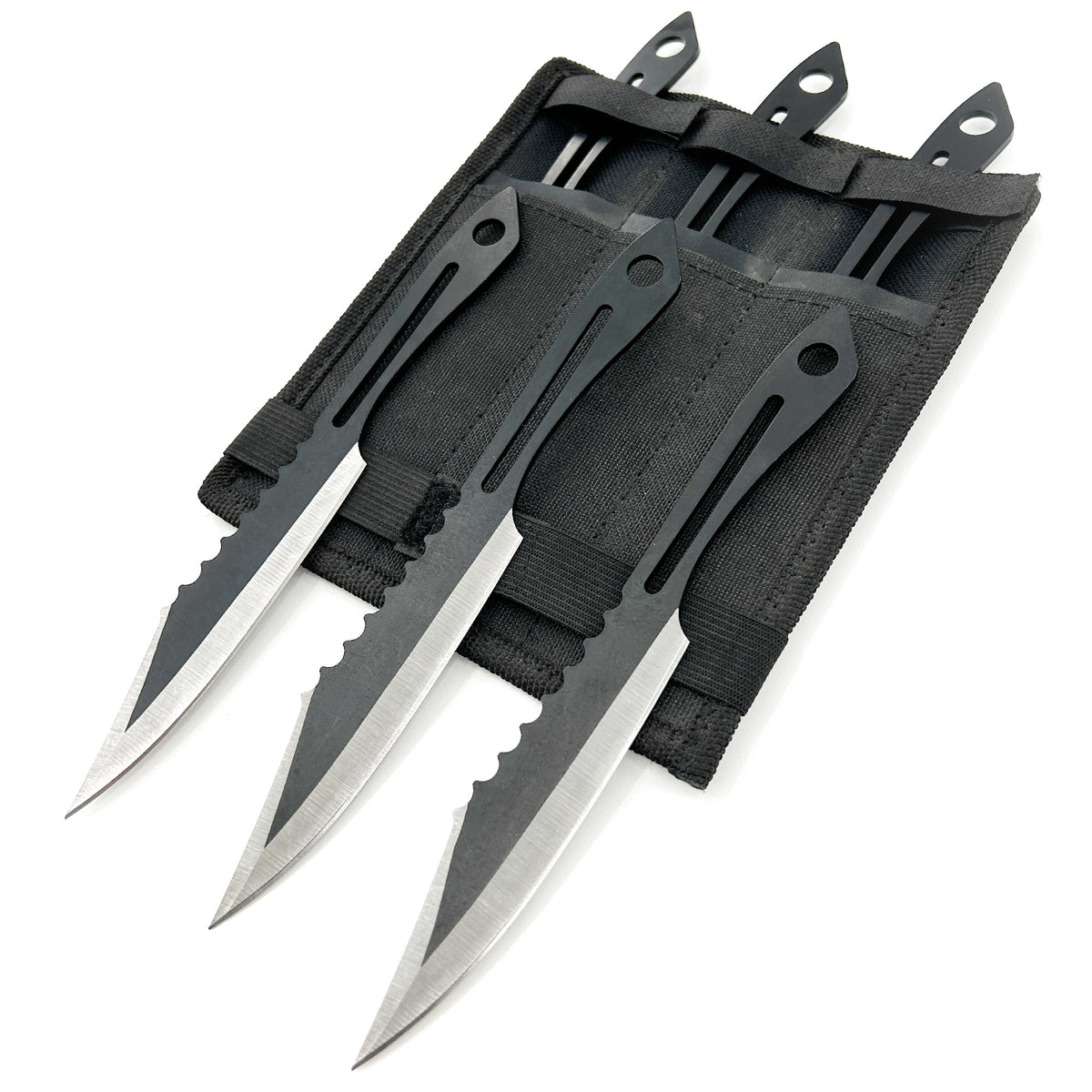 Japanese Killer Sawshark Throwing Set knives - Tophatter Daily Deals