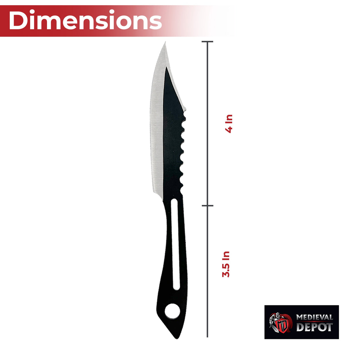 Japanese Killer Sawshark Throwing Set knives - Tophatter Daily Deals