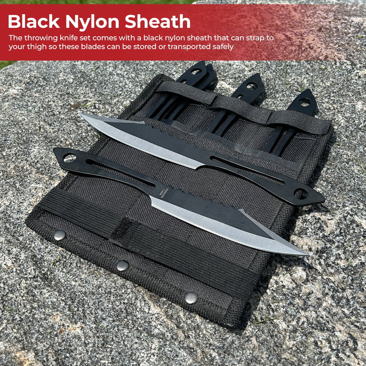 Japanese Killer Sawshark Throwing Set knives - Tophatter Daily Deals