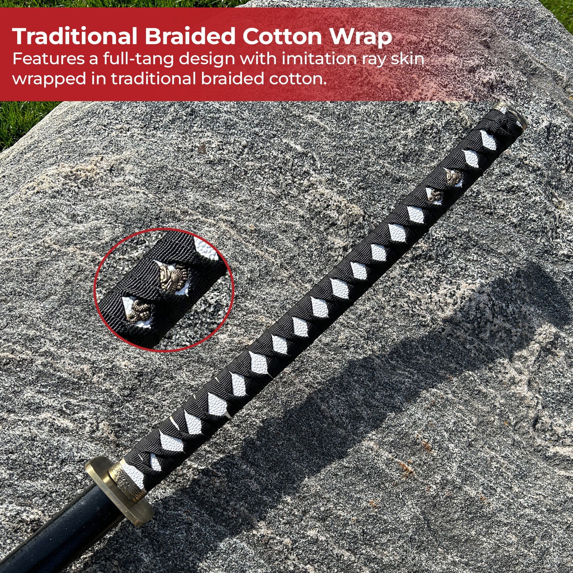 Japanese Nodachi Carbon Steel Giant 78 Inch Full Tang Sword swords - Tophatter Daily Deals