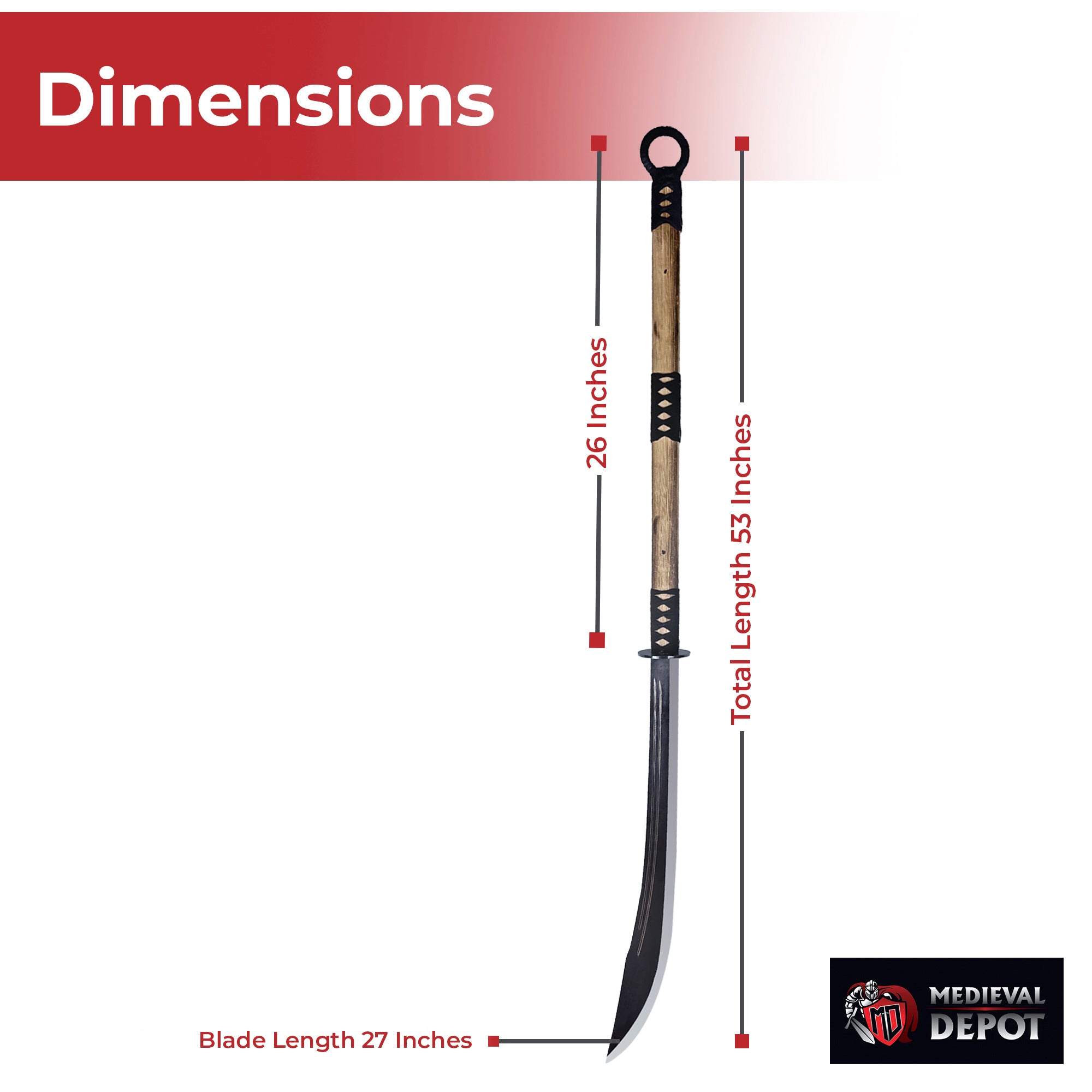 Japanese Samurai Warrior Naginata swords - Tophatter Daily Deals