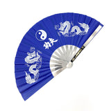 Japanese Tessen-Jutsu Iron Fan Tai Chi Blue ninja & martial arts - Tophatter Daily Deals