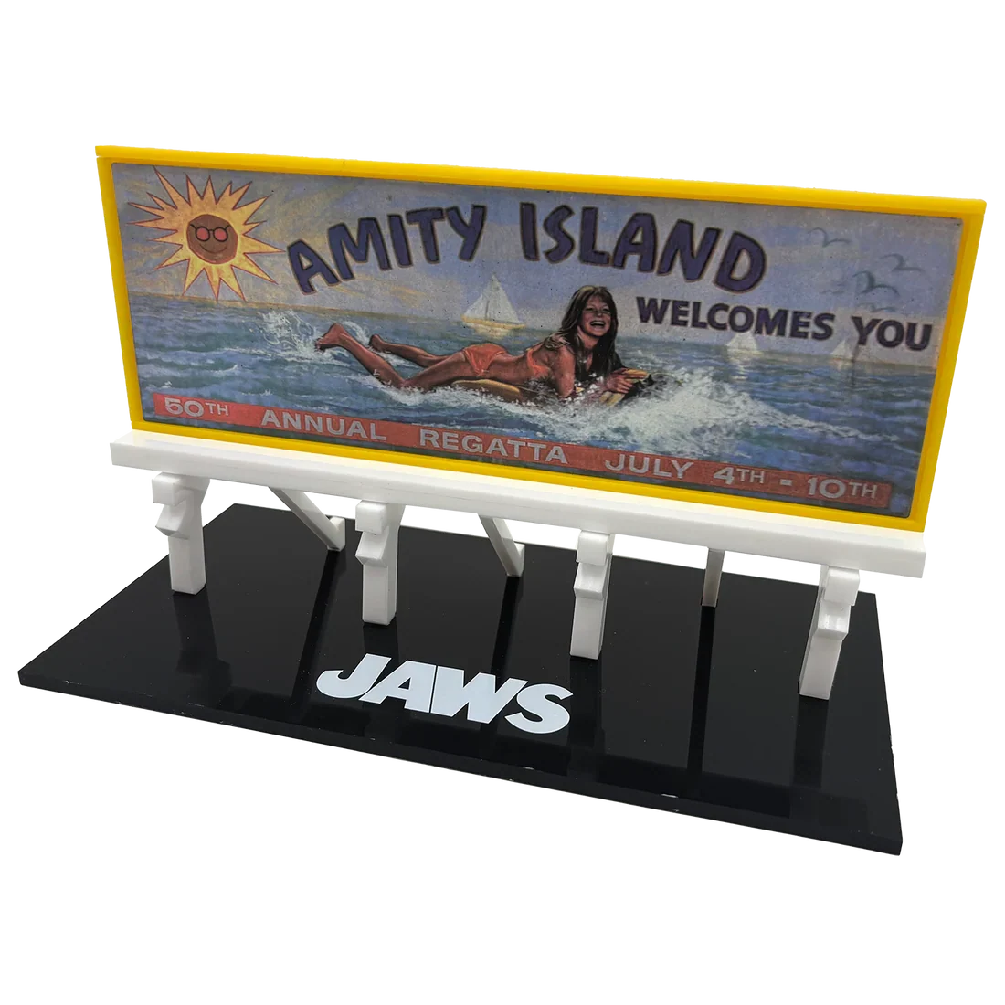 Factory Entertainment JAWS Amity Island Billboard Scaled Prop Replica Prop Replica - Tophatter Daily Deals