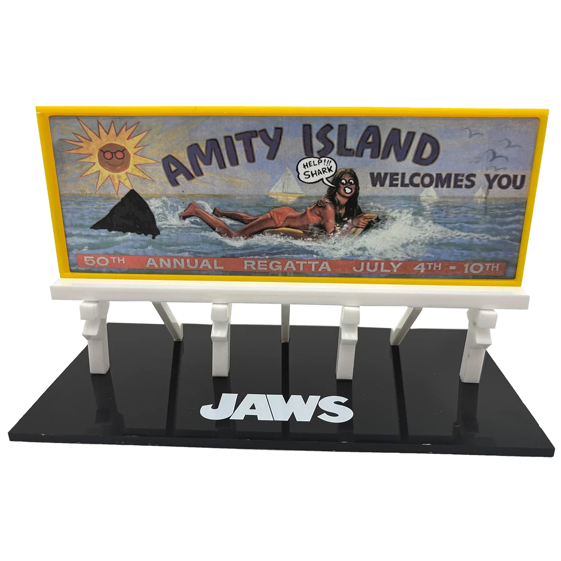 Factory Entertainment JAWS Amity Island Billboard Scaled Prop Replica Prop Replica - Tophatter Daily Deals
