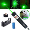 Green Laser Pointer Pen JD-851 High Power Military Grade 10 Miles + Star Cap + Battery + Charger 532nm Laser - Tophatter Daily Deals