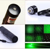 Green Laser Pointer Pen JD-851 High Power Military Grade 10 Miles + Star Cap + Battery + Charger 532nm Laser - Tophatter Daily Deals
