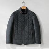 Insulating Men’s Padded Jacket - Tailored Chevron Polyester - Tophatter Daily Deals