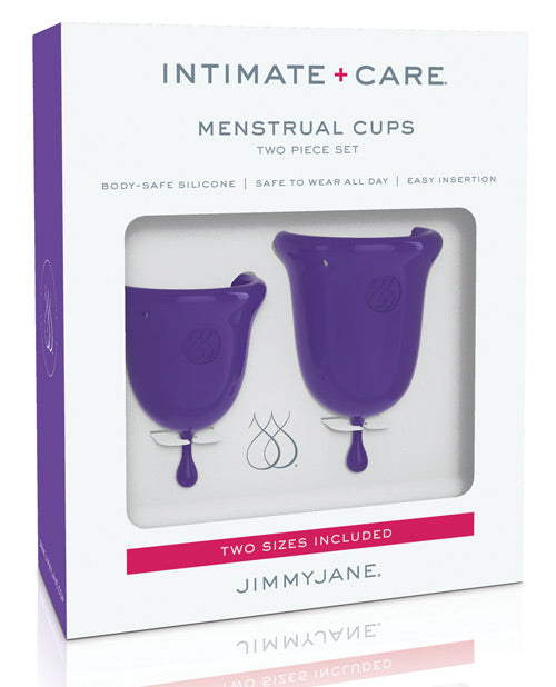 Jimmyjane Intimate Care Menstrual Cups - Purple Bath & Body - Tophatter Daily Deals