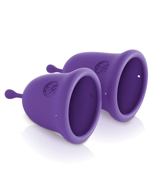 Jimmyjane Intimate Care Menstrual Cups - Purple Bath & Body - Tophatter Daily Deals