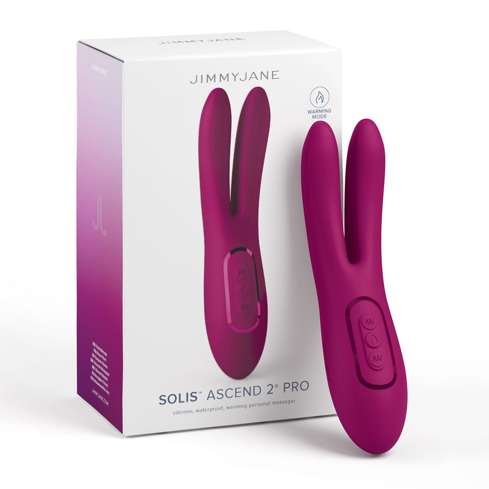 JimmyJane Solis Ascend 2 PRO Purple 16 cm Dual Tip Stimulator > Vibrators > Ladies > Clitoral Vibrators and Stimulators - Tophatter Daily Deals