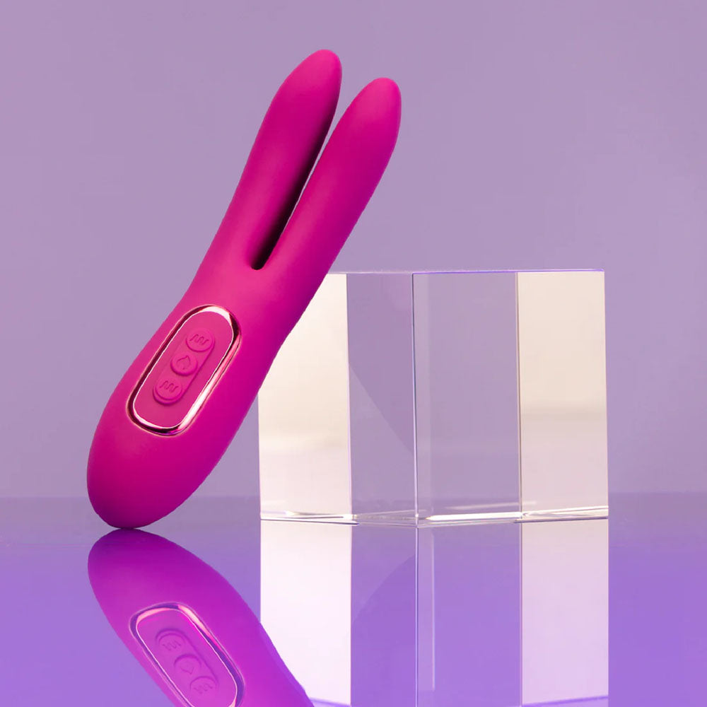 JimmyJane Solis Ascend 2 PRO Purple 16 cm Dual Tip Stimulator > Vibrators > Ladies > Clitoral Vibrators and Stimulators - Tophatter Daily Deals