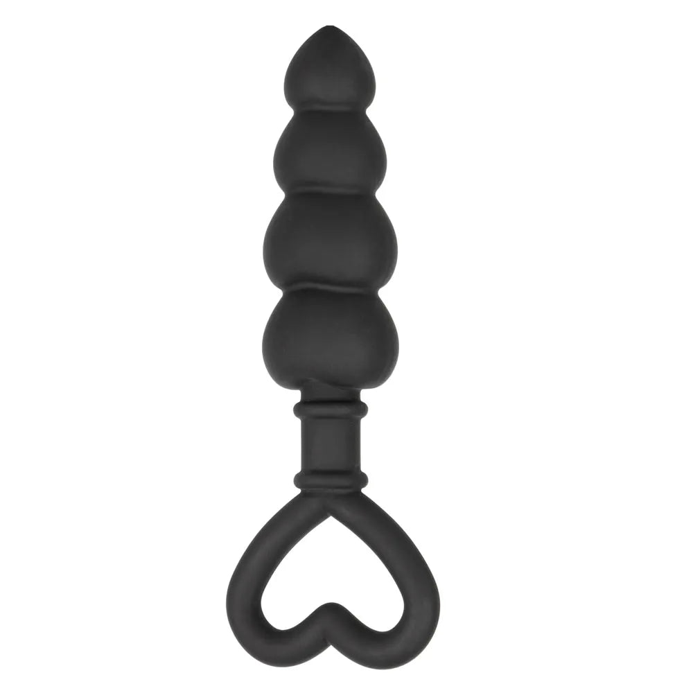 Silicone Love Probe – Graduated Flexible Anal Plug with Heart-Shaped Loop > Anal Range > Anal Probes - Tophatter Daily Deals