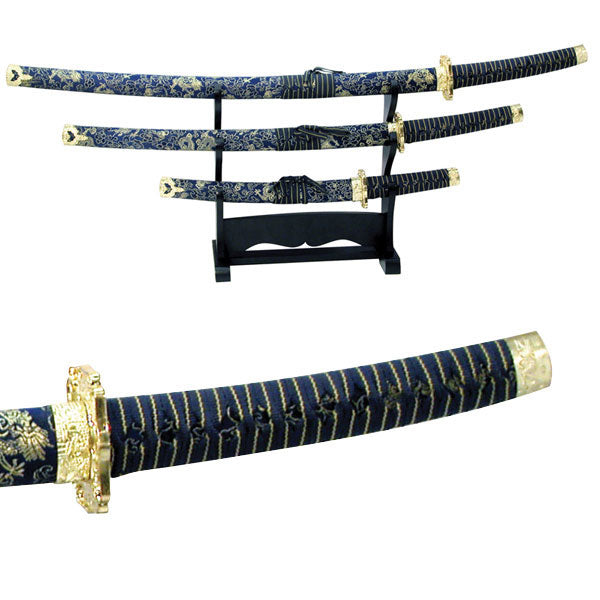 SAMURAI SWORD SET 40" OVERALL (KATANA) - Tophatter Daily Deals