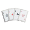 4pc Throwing Card Set with Four of a Kind Ace Graphics - TOPHATTER'S ARMORY DEALS Collectible Weapons - Tophatter Daily Deals