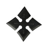 4 Point Hybrid Shuriken, 4" Diameter Throwing Star Black - TOPHATTER'S ARMORY DEALS Collectible Weapons - Tophatter Daily Deals