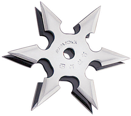 Six Points Ninja Throwing Star With Case - Tophatter's Guns'N'Weapons Store Collectible Weapons - Tophatter Daily Deals