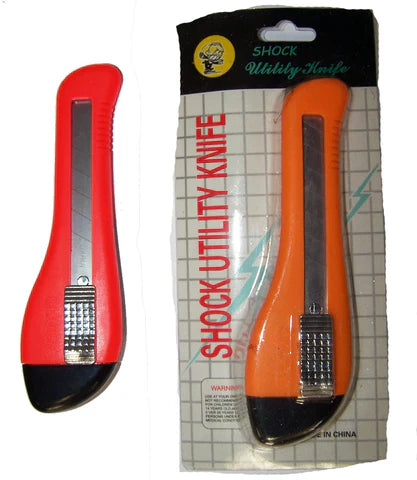 SHOCKING UTILITY KNIFE BOX CUTTER - SHOCK JOKE - Tophatter Daily Deals