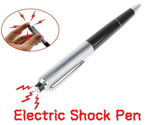 SILVER ENGRAVED SHOCK PEN - SHOCKING JOKE - Tophatter Daily Deals