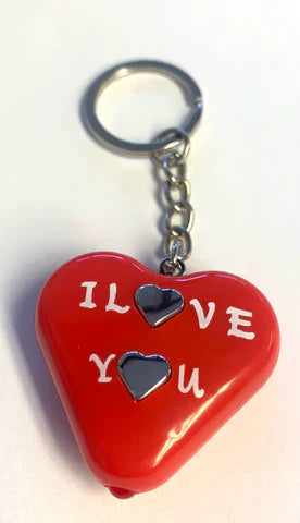 SHOCKING FLASHLIGHT HEART I LOVE YOU KEYCHAIN - Tophatter Daily Deals