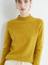 Soft Classic Women’s Pullover - Mock Neck, Wool, Work - Tophatter Daily Deals