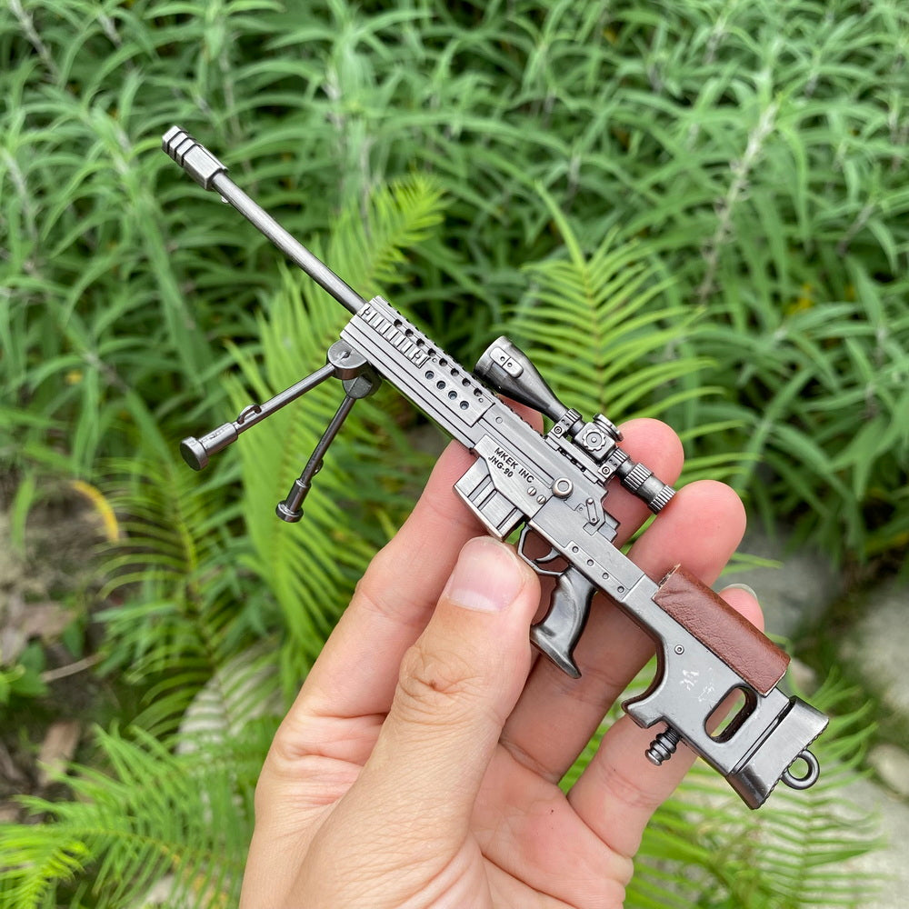 JNG-90 Miniature Metal Sniper Rifle 6.5CM/6.49" JNG-90 Only - Tophatter Daily Deals